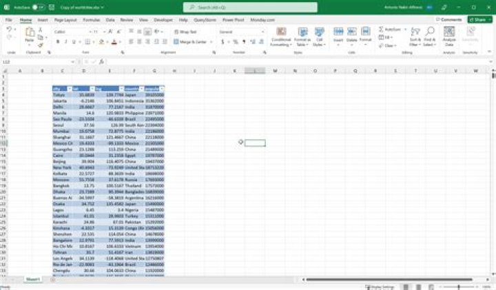 Writing typical MySQL query in excel