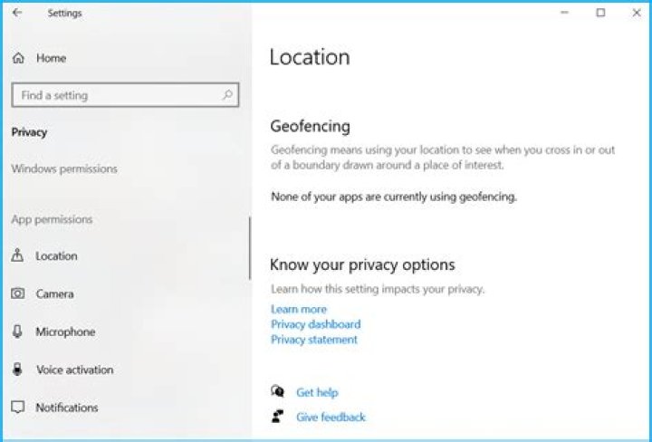 Your location has recently been accessed