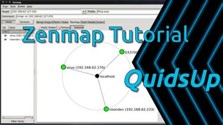 Zenmap showing open port search